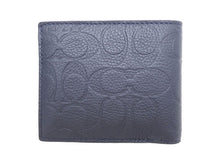 画像をギャラリービューアに読み込む, COACH コーチ 3-IN-1 Wallet Signature Leather 3-IN-1 ウォレット シグネチャー レザー Detachable ID Window Card Case Bifold Wallet Without Coin Purse 取り外し可能IDウィンドウ/カードケース付 小銭入れ無し 二つ折り財布 C1231