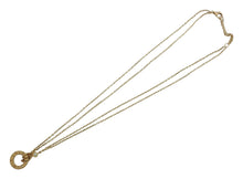 画像をギャラリービューアに読み込む, カルティエ ラブサークル ネックレス 2Pダイヤ K18PG