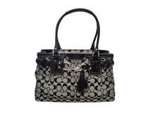 画像をギャラリービューアに読み込む, COACH コーチ Hampton Signature Tassel Carryall ハンプトン シグネチャー タッセル キャリーオール Tote Bag トートバッグ F13068