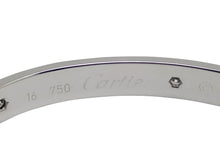 画像をギャラリービューアに読み込む, カルティエ ラブブレス K18WG 6Pダイヤ