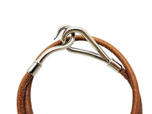 画像をギャラリービューアに読み込む, HERMES エルメス Jumbo ジャンボ Leather Bracelets Choker 2WAY レザー ブレスレット チョーカー