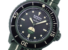 画像をギャラリービューアに読み込む, - ブランパン スウォッチ フィフティ・ファゾムス GREEN ABYSS SO35G100