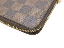 画像をギャラリービューアに読み込む, LOUIS VUITTON ルイヴィトン DAMIER EBENE ダミエ・エベヌ Clemence Wallet ポルトフォイユ・クレマンス N41626