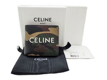 画像をギャラリービューアに読み込む, CELINE セリーヌ Camouflage カモフラージュ Bi-Fold Wallet with Coin 二つ折り財布 10C872DEN.15KH