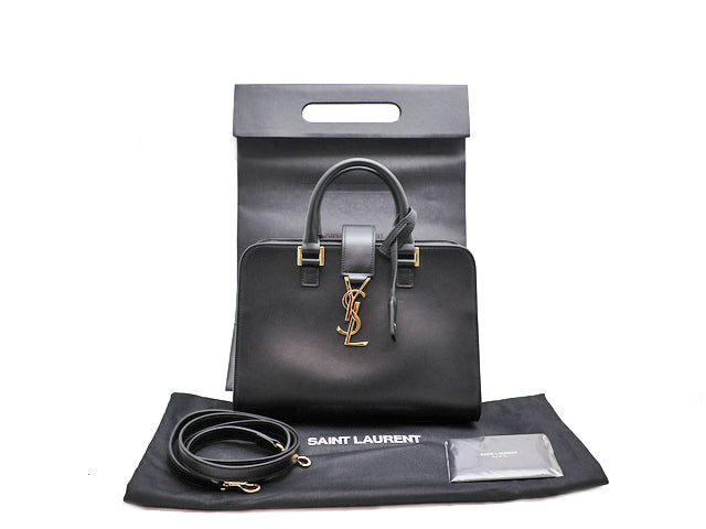 【美品】SAINT LAURENT ベイビーカバス　ハンドバッグ YSL SAINT LAURENT イブ・サンローラン Baby Cabas ベイビーカバス