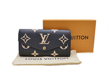 画像をギャラリービューアに読み込む, LOUIS VUITTON ルイヴィトン Bicolor Monogram Empreinte バイカラー モノグラム・アンプラント Sarah Wallet ポルトフォイユ・サラ M80496