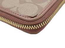 画像をギャラリービューアに読み込む, COACH コーチ Signature シグネチャー Accordion Zipper Long Wallet アコーディオン ジップ ロング ウォレット ラウンドファスナー長財布 F54630