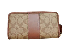 画像をギャラリービューアに読み込む, COACH コーチ Signature シグネチャー Accordion Zipper Long Wallet アコーディオン ジップ ロング ウォレット ラウンドファスナー長財布 F54630
