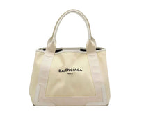 画像をギャラリービューアに読み込む, BALENCIAGA バレンシアガ NAVY CABAS ネイビーカバス S Tote Bag トートバッグ 339933