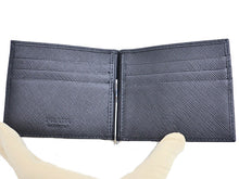 画像をギャラリービューアに読み込む, PRADA プラダ Triangle Logo Saffiano Leather Bill Clip Wallet マネークリップ付 サフィアーノ トライアングル 二つ折り財布 2MN077