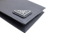 画像をギャラリービューアに読み込む, PRADA プラダ Triangle Logo Saffiano Leather Bill Clip Wallet マネークリップ付 サフィアーノ トライアングル 二つ折り財布 2MN077
