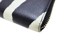 画像をギャラリービューアに読み込む, COACH コーチ Animal Zebra Print アニマル ゼブラ柄 Accordion Zipper Long Wallet アコーディオン ジップ ロング ウォレット ラウンドファスナー長財布 52340