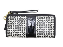 画像をギャラリービューアに読み込む, COACH コーチ Op art オプアート Organizer Accordion Zipper Long Wallet オーガナイザー アコーディオン ジップ ロング ウォレット ラウンドファスナー長財布