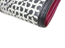 画像をギャラリービューアに読み込む, COACH コーチ Op art オプアート Organizer Accordion Zipper Long Wallet オーガナイザー アコーディオン ジップ ロング ウォレット ラウンドファスナー長財布