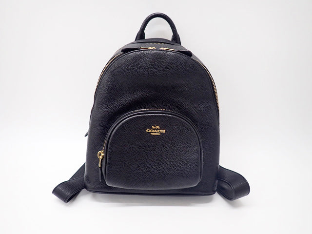 COACH コーチ Pebble Leather ぺプルドレザー Rucksack リュックサック 