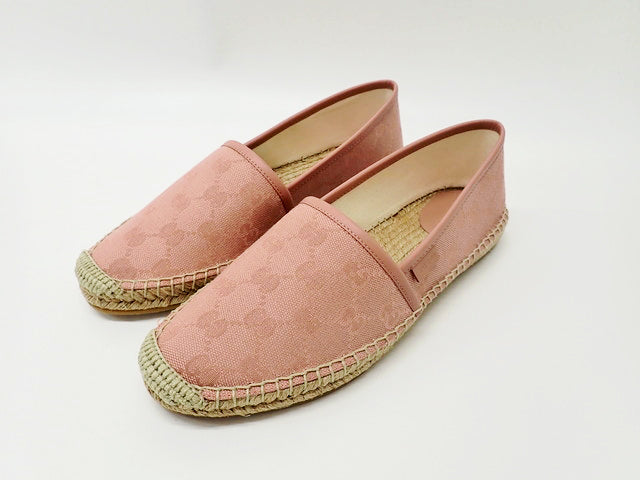 GUCCI グッチ GG Espadrille エスパドリーユ Slip on スリッポン Flat 