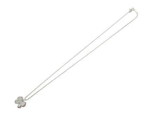 画像をギャラリービューアに読み込む, - ネックレス K18WG ダイヤ0.21 ピンクサファイヤ 0.96