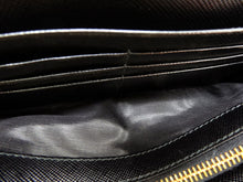 画像をギャラリービューアに読み込む, - PRADA プラダ 1M1132 二つ折り 長財布 黒 ナイロン/牛革