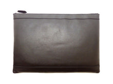 画像をギャラリービューアに読み込む, BALENCIAGA バレンシアガ NAVY ネイビー Leather Clip レザー クリップ Second Clutch Bag セカンド クラッチバッグ L