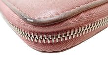 画像をギャラリービューアに読み込む, - JIMMY CHOO ジミーチュウ FILIPA スター スタッズ ジップ アラウンド ウォレット ピンクベージュ