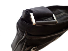 画像をギャラリービューアに読み込む, - PRADA プラダ 2VH251 ナイロン ショルダーバッグ 黒 ナイロン/牛革