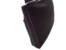 画像をギャラリービューアに読み込む, - PRADA プラダ 2VH251 ナイロン ショルダーバッグ 黒 ナイロン/牛革