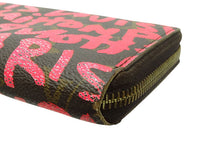 画像をギャラリービューアに読み込む, - LOUIS VUITTON ルイヴィトン MONOGRAM GRAFFITI モノグラム グラフィティ ジッピーウォレット フューシャピンク M93710