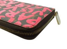 画像をギャラリービューアに読み込む, - LOUIS VUITTON ルイヴィトン MONOGRAM GRAFFITI モノグラム グラフィティ ジッピーウォレット フューシャピンク M93710