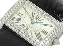 画像をギャラリービューアに読み込む, - カルティエ タンクディヴァンLM ダイヤベゼル WA301370 K18WG