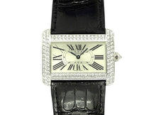 画像をギャラリービューアに読み込む, - カルティエ タンクディヴァンLM ダイヤベゼル WA301370 K18WG