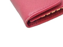画像をギャラリービューアに読み込む, - PRADA プラダ 1PG222 サフィアーノレザー 6連キーケース ピオニア(ピンク) 革