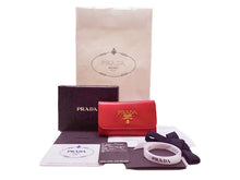 画像をギャラリービューアに読み込む, - PRADA プラダ 1PG222 サフィアーノレザー 6連キーケース ピオニア(ピンク) 革
