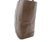 画像をギャラリービューアに読み込む, - HIROFU ヒロフ レザー トートバッグ グレージュ/グレー 付属ストラップなし