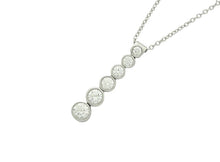 画像をギャラリービューアに読み込む, - ティファニー ジャズ グラジュエイテッド ドロップ ネックレス Pt950