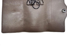 画像をギャラリービューアに読み込む, - BOTTEGA VENETA ボッテガ・ヴェネタ Intrecciato Leather/Python イントレチャート レザー/パイソン 6-key case 6連キーケース モカ