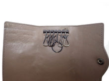 画像をギャラリービューアに読み込む, - BOTTEGA VENETA ボッテガ・ヴェネタ Intrecciato Leather/Python イントレチャート レザー/パイソン 6-key case 6連キーケース モカ