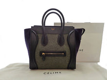 画像をギャラリービューアに読み込む, - CELINE セリーヌ Luggage Mini Shopper ラゲージ ミニショッパー Tricolor Handbag Tote トリコロール ハンドバッグ トート 165212VSH.15KH