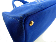 画像をギャラリービューアに読み込む, - PRADA プラダ BN1877 カナパ コバルト コットンファブリック