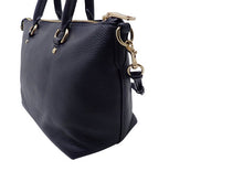 画像をギャラリービューアに読み込む, COACH コーチ Luxury Pebbled Leather ラグジュアリー ペプルドレザー Mini Emma Satchel 2WAY Hand Tote Bag ミニエマ サッチェル 2WAY ハンド トートバッグ F31466