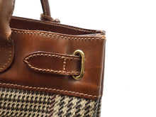 画像をギャラリービューアに読み込む, - ポロ ラルフローレン グレンチェック柄 ハンドバッグ