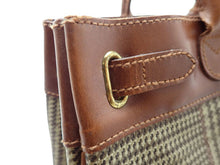 画像をギャラリービューアに読み込む, - ポロ ラルフローレン グレンチェック柄 ハンドバッグ