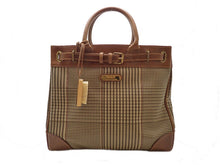 画像をギャラリービューアに読み込む, - ポロ ラルフローレン グレンチェック柄 ハンドバッグ