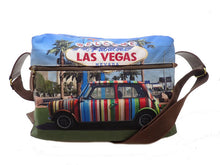 画像をギャラリービューアに読み込む, - Paul Smith ポールスミス ミニクーパー マルチストライプ キャンバス ショルダーバッグ PCポケット付き マルチカラー キャンバス/革