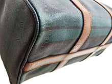 画像をギャラリービューアに読み込む, - ポロ ラルフローレン チェック柄 ボストンバック