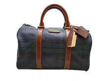 画像をギャラリービューアに読み込む, - ポロ ラルフローレン チェック柄 ボストンバック