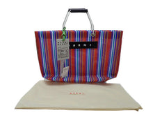 画像をギャラリービューアに読み込む, - MARNI MARKET マルニ マーケット SHMHR08A00TN296 ショッピングバッグ ポリアミド ストライプ