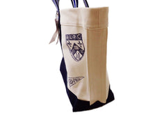 画像をギャラリービューアに読み込む, - ポロ ラルフローレン キャンバス トートバッグ 白/青