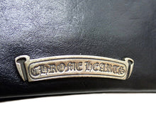 画像をギャラリービューアに読み込む, - CHROME HEARTS クロムハーツ ジッパー チェンジ パース リストレットスモール ブラックヘビーレザーセメタリー クロスパッチ ウォレット 2246-304-0940-0900