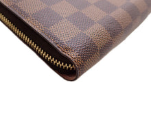 画像をギャラリービューアに読み込む, LOUIS VUITTON ルイヴィトン DAMIER EBENE ダミエ・エベヌ Zippy Wallet ジッピー・ウォレット Rose Ballerine ローズバレリーヌ N60046
