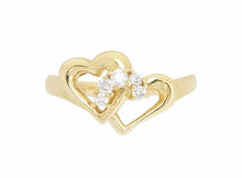 画像をギャラリービューアに読み込む, - 田崎 リング K18YG ダイヤ0.11 #10.5